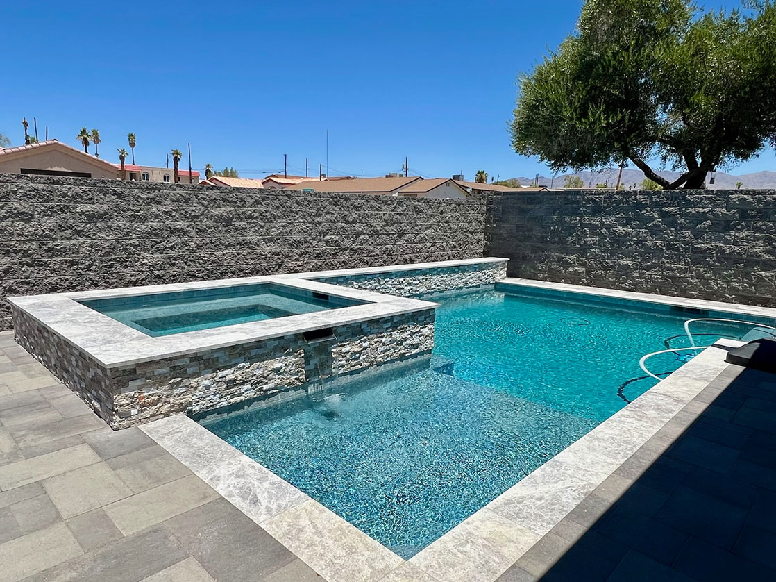 blue-mirage-pools In-ground pools in Lake Havasu City, Arizona.